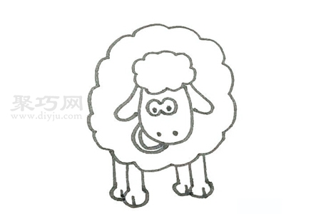 小羊肖恩怎么画最简单 一步一步教你画小羊肖恩简笔画
