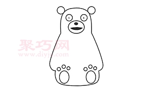 熊本熊画法第4步