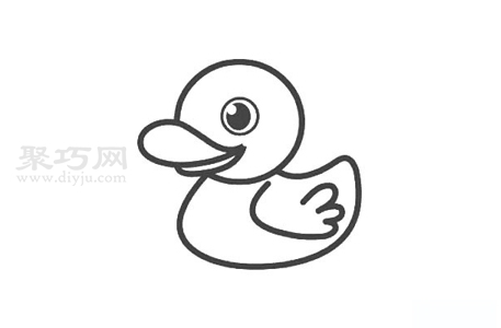 如何画小黄鸭简单又漂亮 来学小黄鸭简笔画步骤
