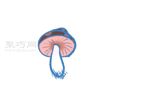 香菇怎么画简单又漂亮 香菇简笔画教程