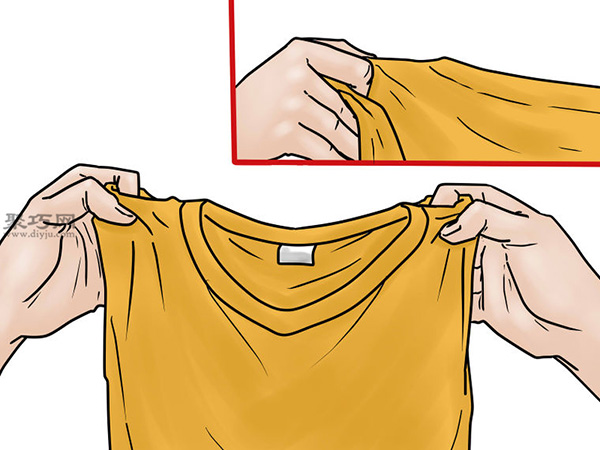 T恤基本折叠法 3