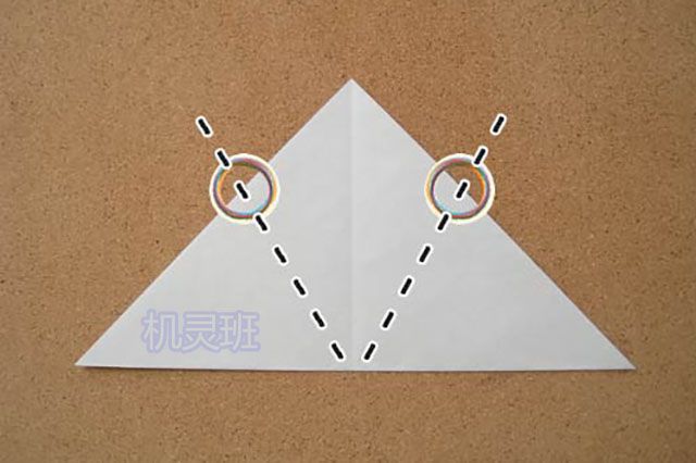 儿童雪花剪纸教程：教孩子剪简单的六角雪花(步骤图解)５