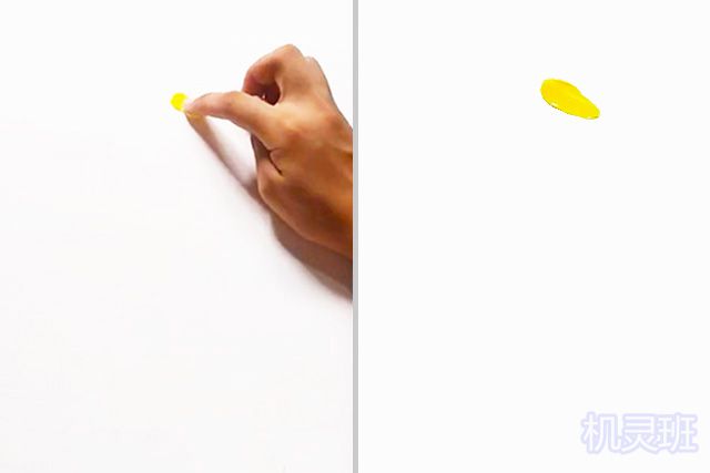 儿童创意手指画：手指印画向日葵(步骤图解)