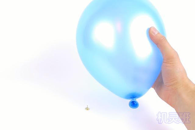 在家能做的科学小实验：气球压在钉子上不会爆裂破掉的原理(步骤图解)