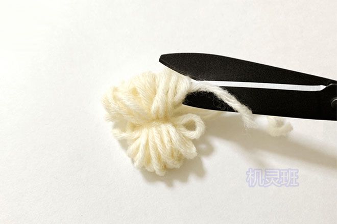 训练幼儿注意力手工：毛线简单编织冬天帽子(步骤图解)10