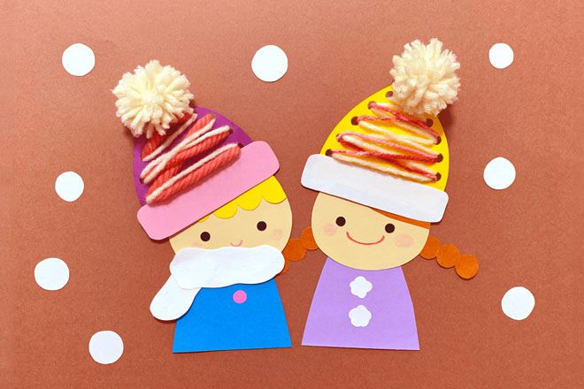 训练幼儿注意力手工：毛线简单编织冬天帽子(步骤图解)13
