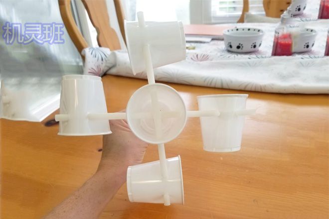 科学小制作：怎么用纸杯手工制作简易风速仪(步骤图解)5