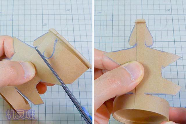 幼儿园手工纸杯小动物：制作一蹦一蹦觅食的松鼠(步骤图解)6