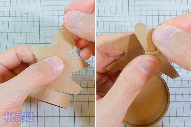 幼儿园手工纸杯小动物：制作一蹦一蹦觅食的松鼠(步骤图解)9