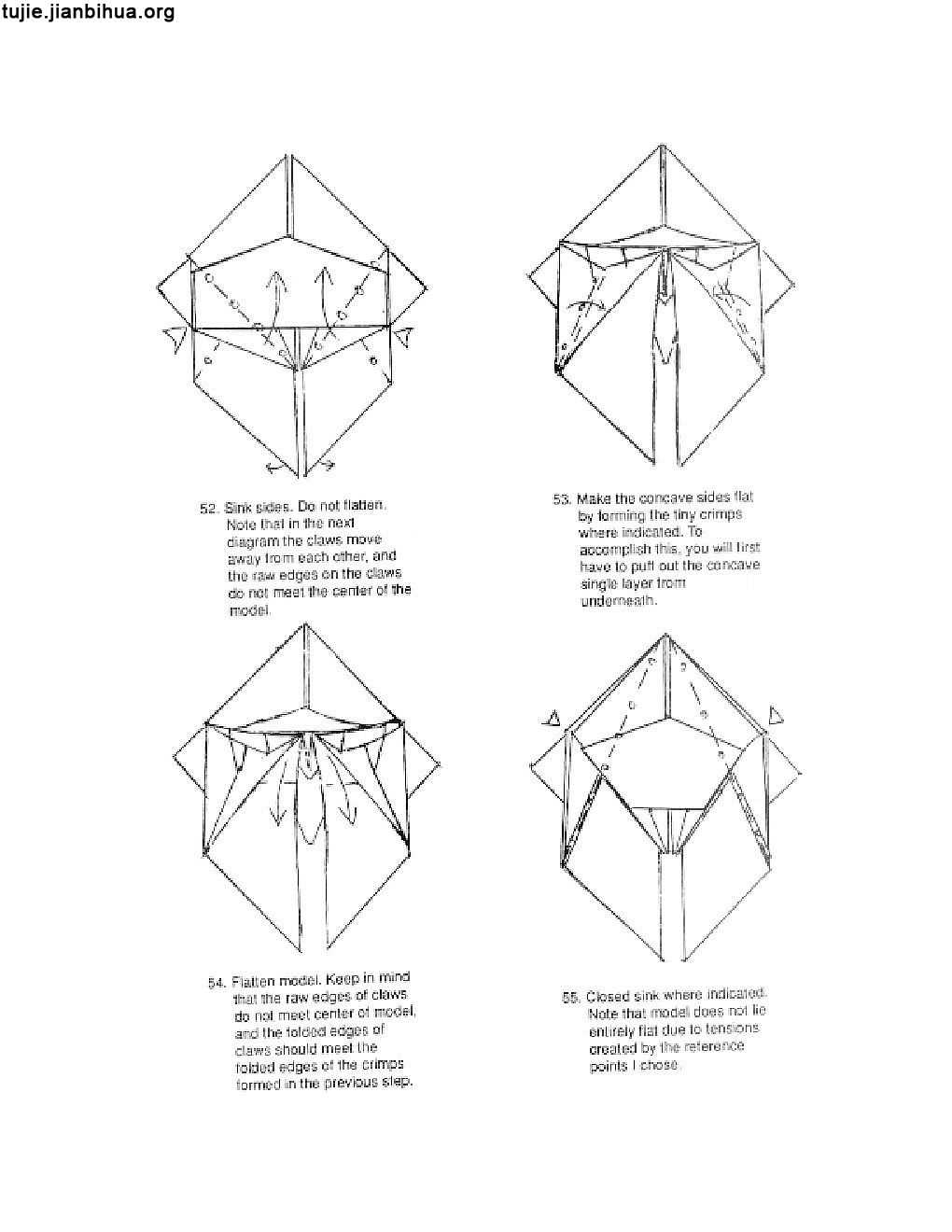 蓝蟹的折纸步骤图解(第2页)