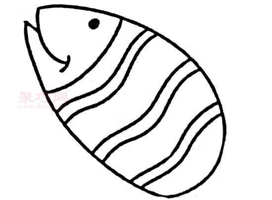 热带鱼画法第3步