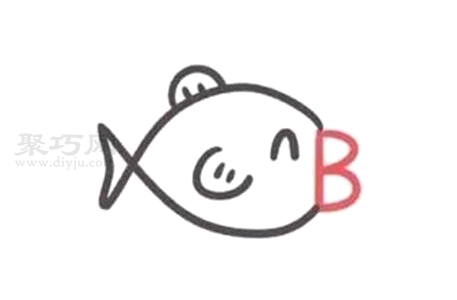 儿童画鱼简单画法 一起来学鱼简笔画