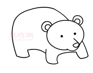 棕熊画法第8步