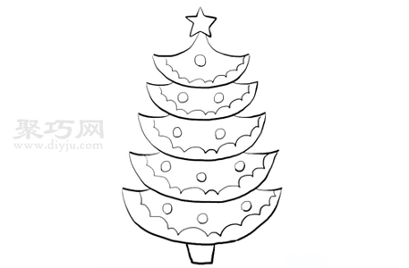 怎么画圣诞树好看又简单 圣诞树简笔画画法