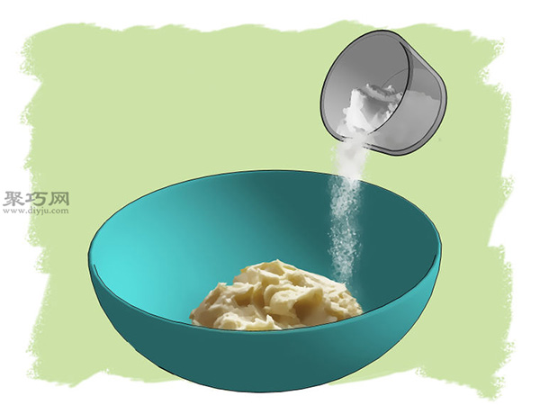 熟石膏和速食土豆泥做老鼠药图解教程 来看老鼠药怎么做