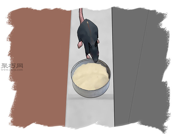 熟石膏和速食土豆泥做老鼠药图解教程 14