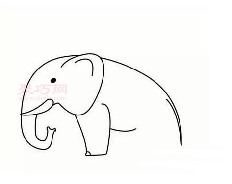 大象画法第4步