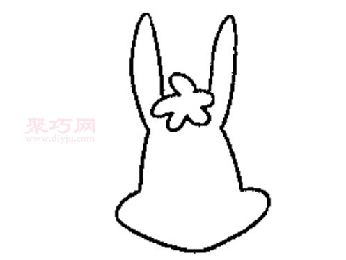 兔子画法第1步