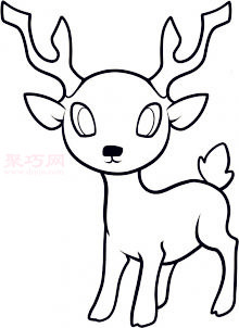 儿童简笔画鹿的画法 教你如何画鹿简笔画