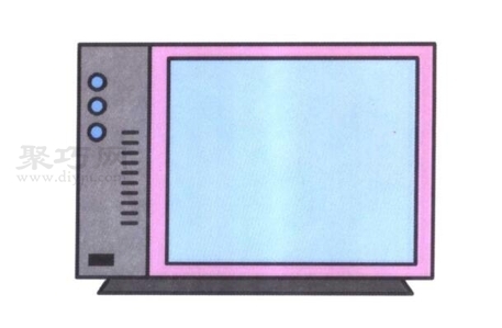 电视机怎么画 一步一步教你画电视机简笔画
