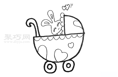 婴儿车简笔画怎么画 婴儿车简笔画教程