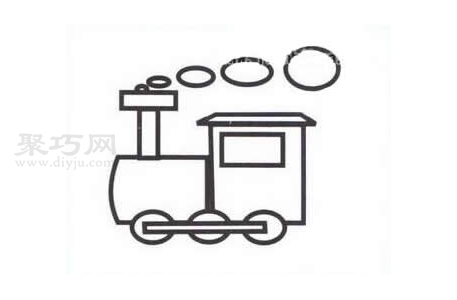 如何画蒸汽火车头 一步一步教你蒸汽火车头简笔画画法