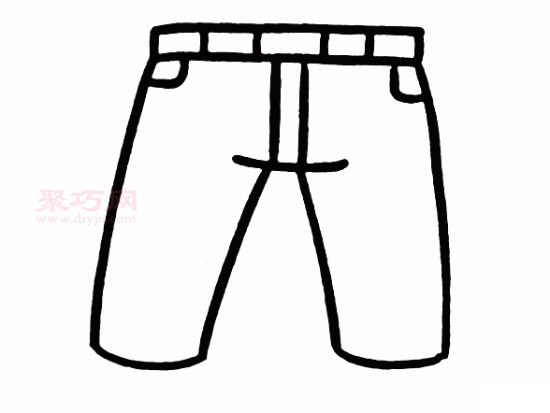 裤子画法第4步