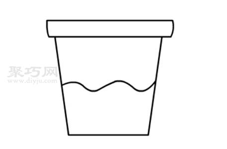 如何画水桶好看又简单 水桶简笔画步骤