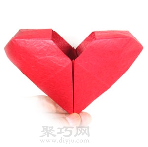 手工折纸心形盒子简单图解