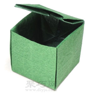 手工折纸带盖子的盒子怎么折