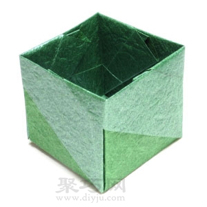 折纸方形盒子简单折法