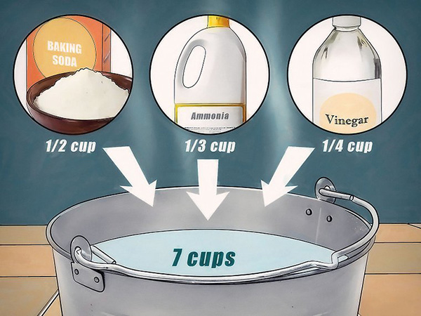 怎么样使用醋和氨水清洁灌浆 2