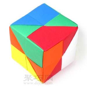 立体纸魔方怎么折？魔方折纸方法图解教程