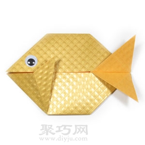 手工折纸小金鱼简单折法
