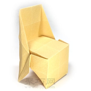 折纸的椅子怎么做简单图解