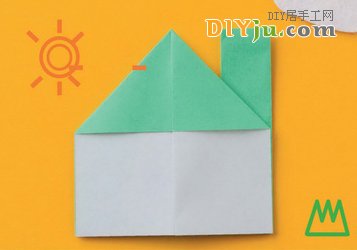 看折纸小房子图解教程学怎么折纸房子