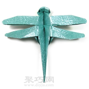 手工折纸蜻蜓怎么折