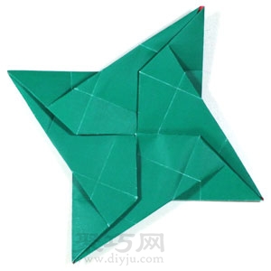 忍者武器忍者之星折纸教程图解