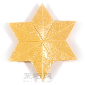 折纸六角星折纸教程