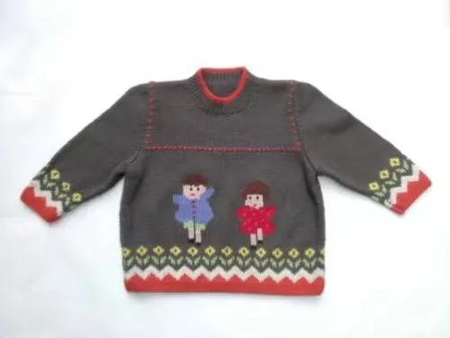 手工男童毛衣编织款式